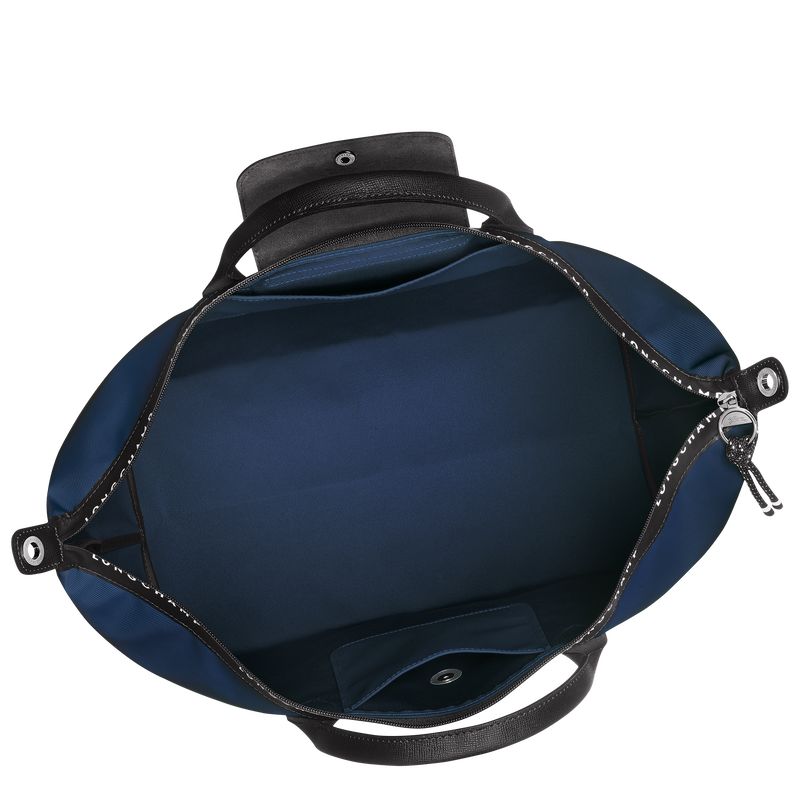 Torby Podróżne Męskie Longchamp Le Pliage Energy S Recycled canvas Granatowe | PL7243GS