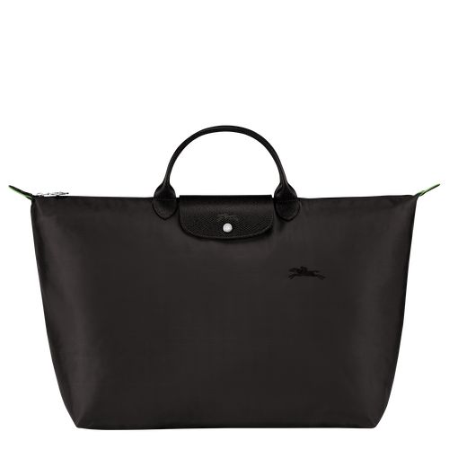 Torby Podróżne Męskie Longchamp Le Pliage Green S Recycled canvas Czarne | PL7200BE