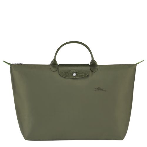 Torby Podróżne Męskie Longchamp Le Pliage Green S Recycled canvas Forest | PL7198CT