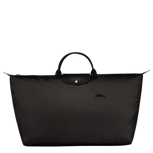 Torby Podróżne Męskie Longchamp Le Pliage Green M Recycled canvas Czarne | PL7192HA