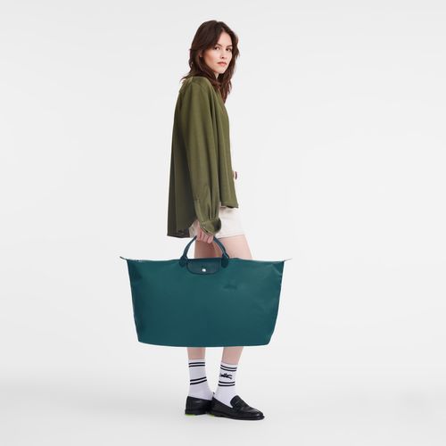 Torby Podróżne Męskie Longchamp Le Pliage Green M Recycled canvas Paw | PL7185OK