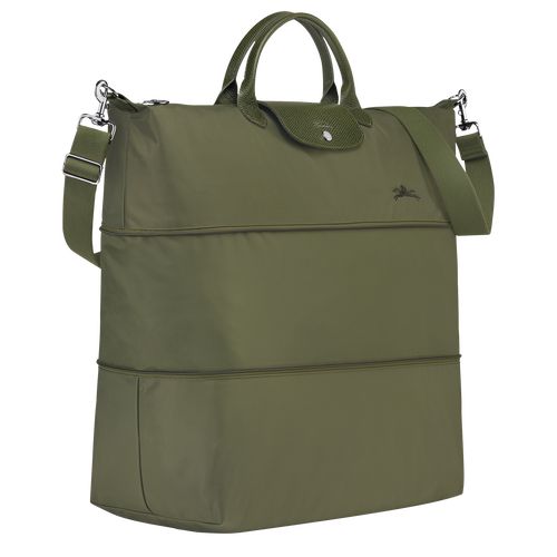 Torby Podróżne Męskie Longchamp Le Pliage Green expandable Recycled canvas Forest | PL7182YX