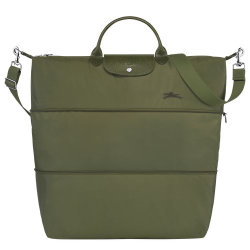 Torby Podróżne Męskie Longchamp Le Pliage Green expandable Recycled canvas Forest | PL7182YX