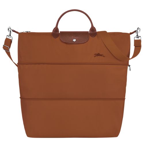 Torby Podróżne Męskie Longchamp Le Pliage Green expandable Recycled canvas Cognac | PL7181TC