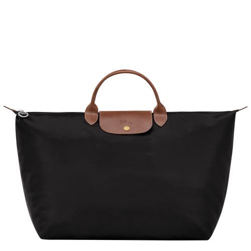 Torby Podróżne Męskie Longchamp Le Pliage Original S Recycled canvas Czarne | PL7219PJ