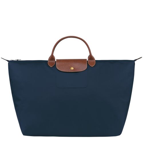 Torby Podróżne Męskie Longchamp Le Pliage Original S Recycled canvas Granatowe | PL7218AH