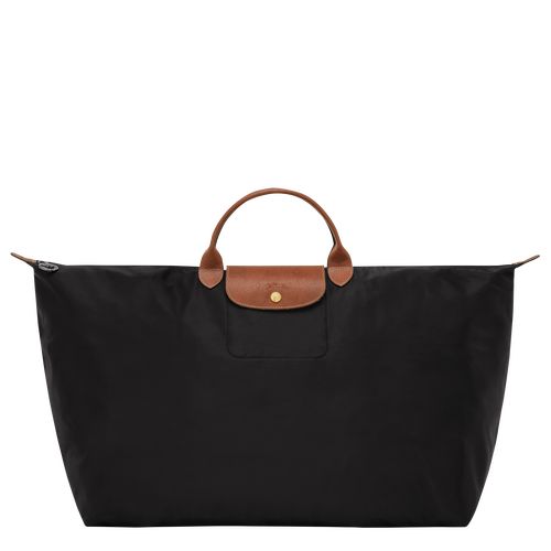 Torby Podróżne Męskie Longchamp Le Pliage Original M Recycled canvas Czarne | PL7212JP