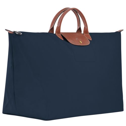 Torby Podróżne Męskie Longchamp Le Pliage Original M Recycled canvas Granatowe | PL7211KO