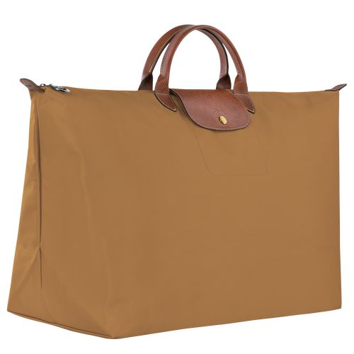 Torby Podróżne Męskie Longchamp Le Pliage Original M Recycled canvas Fawn | PL7208XY