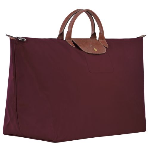 Torby Podróżne Męskie Longchamp Le Pliage Original M Recycled canvas Bordowe | PL7207CT