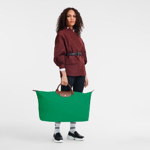 Torby Podróżne Męskie Longchamp Le Pliage Original M Recycled canvas Zielone | PL7206VR