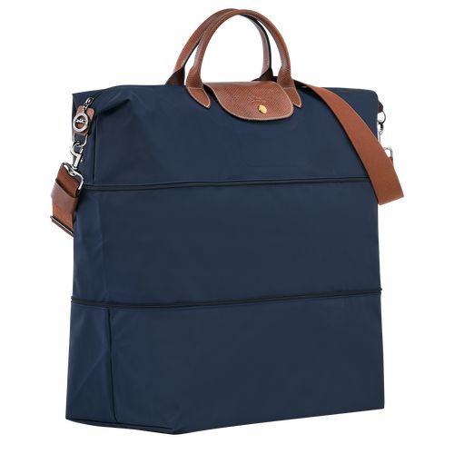 Torby Podróżne Męskie Longchamp Le Pliage Original expandable Recycled canvas Granatowe | PL7204NW