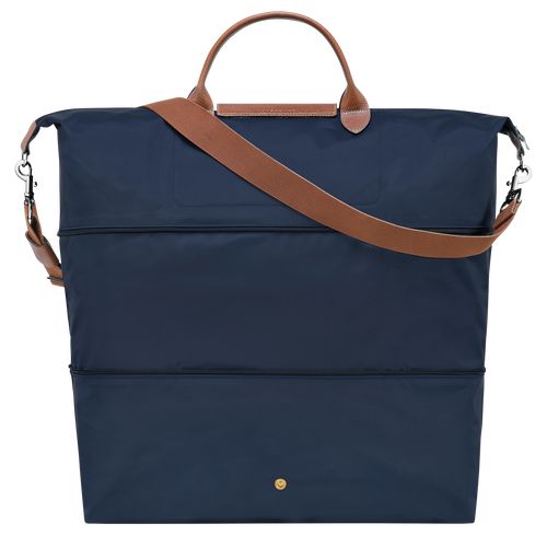 Torby Podróżne Męskie Longchamp Le Pliage Original expandable Recycled canvas Granatowe | PL7204NW