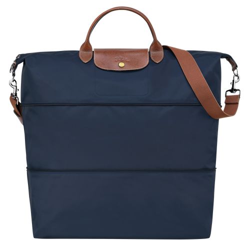 Torby Podróżne Męskie Longchamp Le Pliage Original expandable Recycled canvas Granatowe | PL7204NW