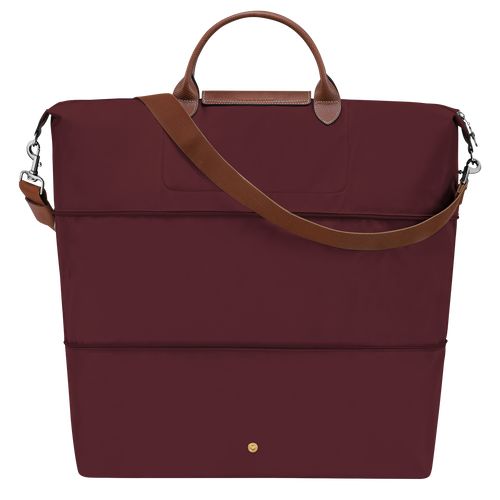 Torby Podróżne Męskie Longchamp Le Pliage Original expandable Recycled canvas Bordowe | PL7201NW