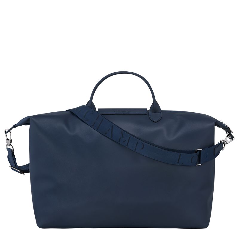 Torby Podróżne Męskie Longchamp Le Pliage Xtra S Leather Granatowe | PL7249XY