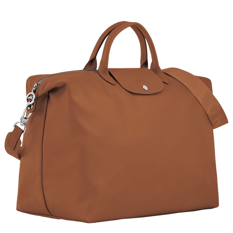 Torby Podróżne Męskie Longchamp Le Pliage Xtra S Leather Cognac | PL7227WN