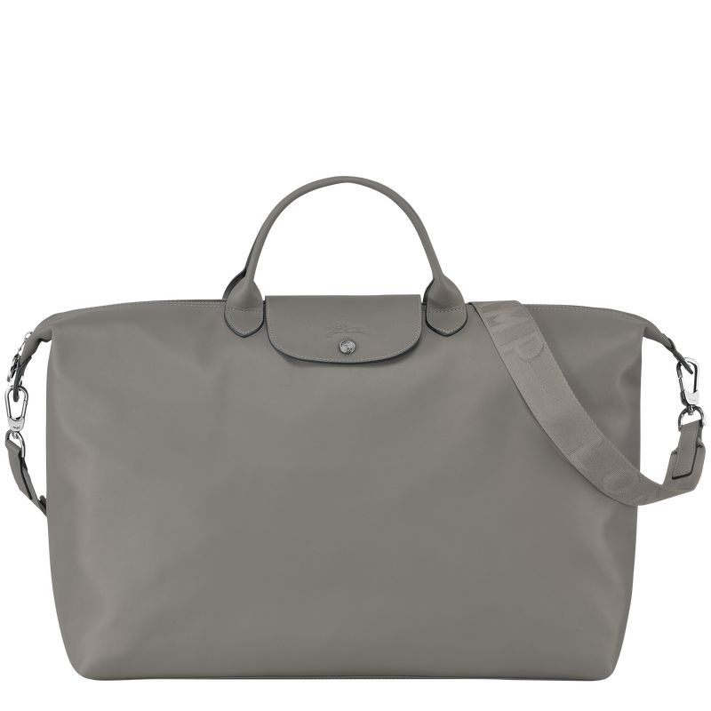 Torby Podróżne Męskie Longchamp Le Pliage Xtra S Leather Turtledove | PL7223YX