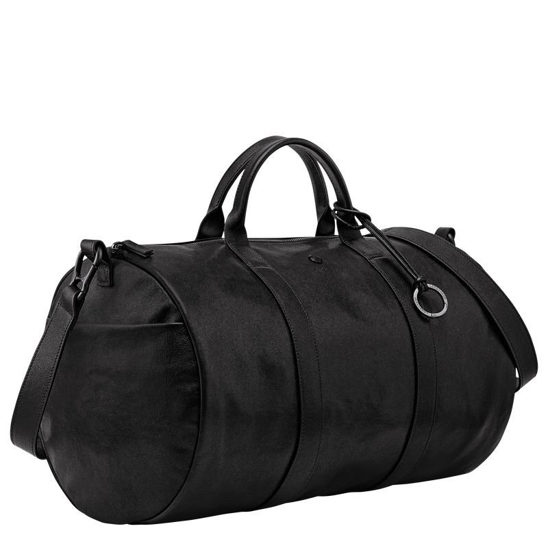 Torby Podróżne Męskie Longchamp Parisis S Duffle bag Leather Czarne | PL7245JP