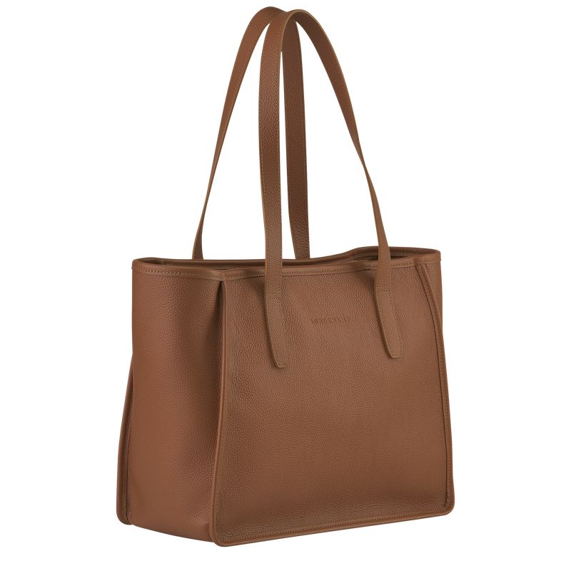 Torby Przez Ramię Damskie Longchamp Le FoulonnÉ L Tote Leather Caramel | PL8865NW