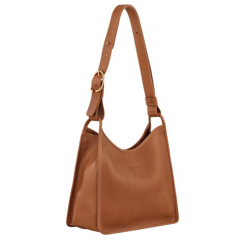 Torby Przez Ramię Damskie Longchamp Le FoulonnÉ M Hobo Leather Caramel | PL8827FD