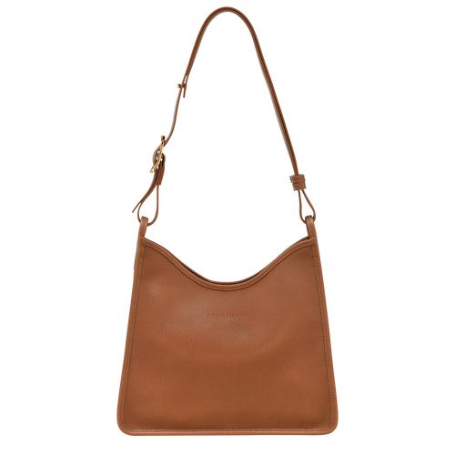 Torby Przez Ramię Damskie Longchamp Le FoulonnÉ M Hobo Leather Caramel | PL8827FD