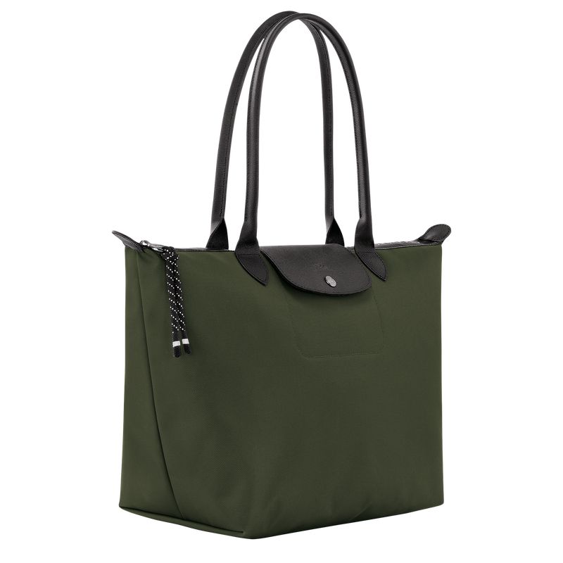 Torby Przez Ramię Damskie Longchamp Le Pliage Energy L Tote Recycled canvas Khaki | PL8899UZ