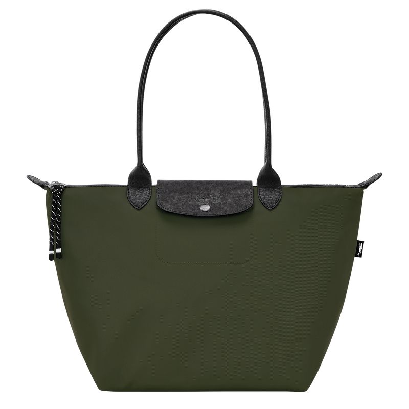 Torby Przez Ramię Damskie Longchamp Le Pliage Energy L Tote Recycled canvas Khaki | PL8899UZ