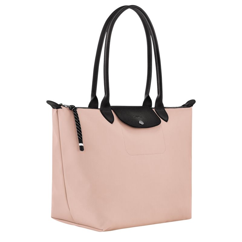 Torby Przez Ramię Damskie Longchamp Le Pliage Energy L Tote Recycled canvas Nude | PL8898YX