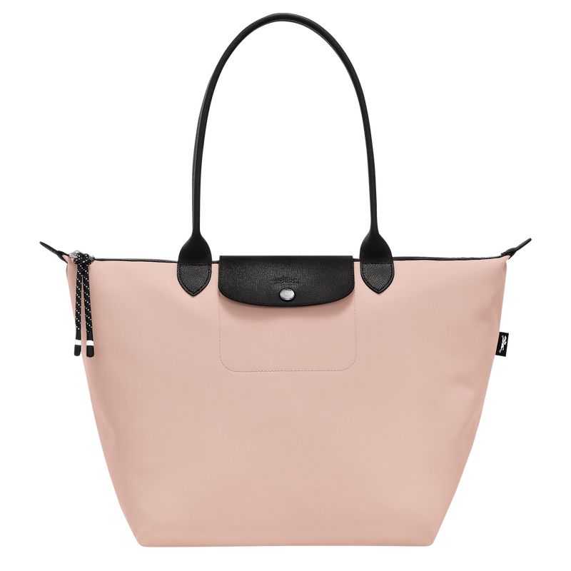 Torby Przez Ramię Damskie Longchamp Le Pliage Energy L Tote Recycled canvas Nude | PL8898YX