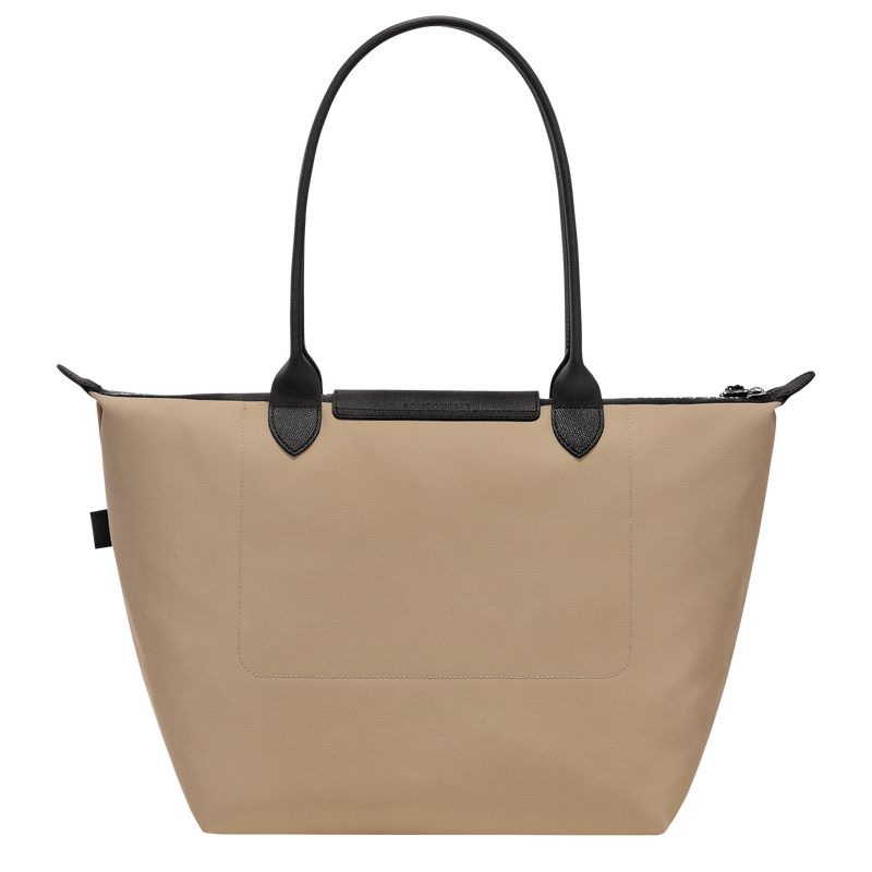 Torby Przez Ramię Damskie Longchamp Le Pliage Energy L Tote Recycled canvas Clay | PL8897TC