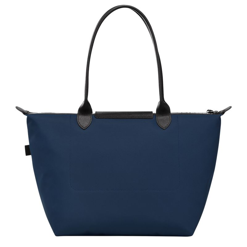 Torby Przez Ramię Damskie Longchamp Le Pliage Energy L Tote Recycled canvas Granatowe | PL8896RV