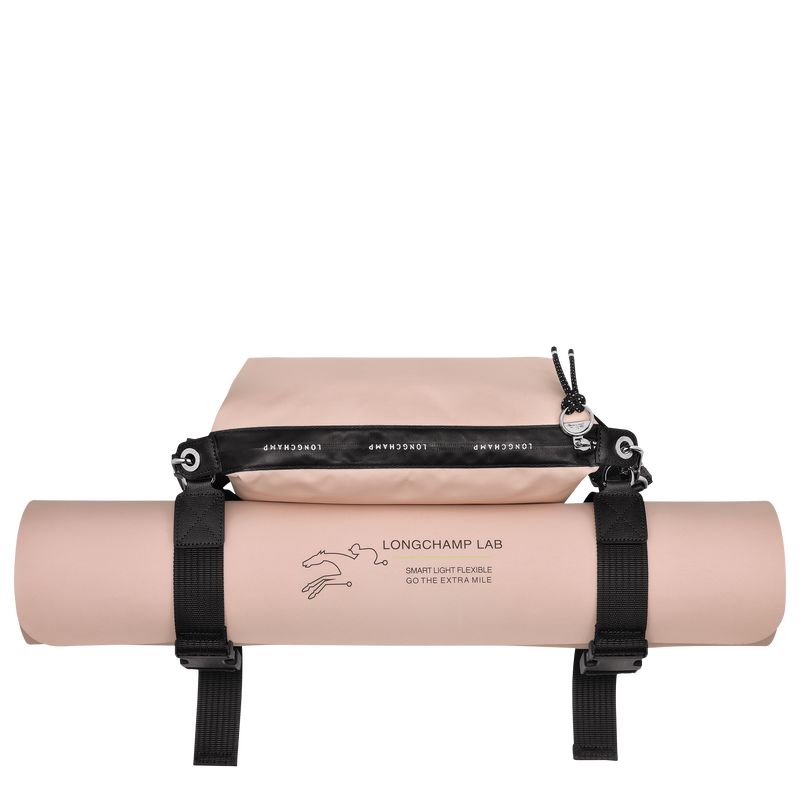 Torby Przez Ramię Damskie Longchamp Le Pliage Energy M Yoga Canvas Nude | PL8895EB