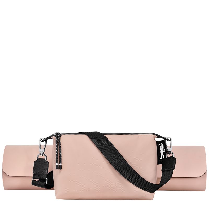 Torby Przez Ramię Damskie Longchamp Le Pliage Energy M Yoga Canvas Nude | PL8895EB