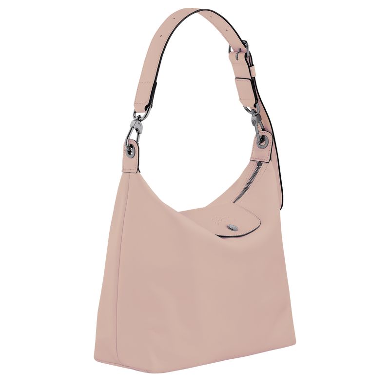 Torby Przez Ramię Damskie Longchamp Le Pliage Xtra M Hobo Leather Nude | PL8886UZ