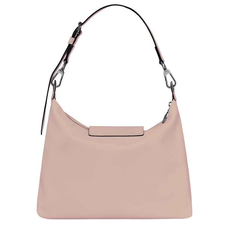 Torby Przez Ramię Damskie Longchamp Le Pliage Xtra M Hobo Leather Nude | PL8886UZ