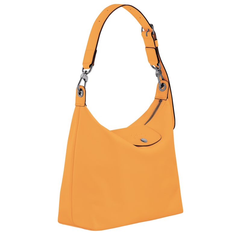 Torby Przez Ramię Damskie Longchamp Le Pliage Xtra M Hobo Leather Morelowe | PL8884OK