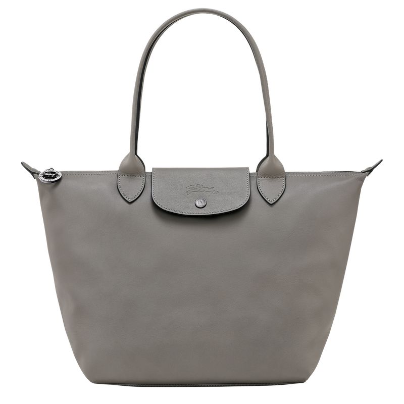 Torby Przez Ramię Damskie Longchamp Le Pliage Xtra M Tote Leather Turtledove | PL8846YX