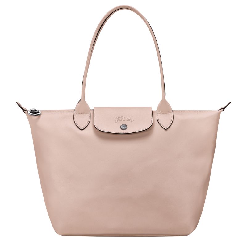 Torby Przez Ramię Damskie Longchamp Le Pliage Xtra M Tote Leather Nude | PL8844RV