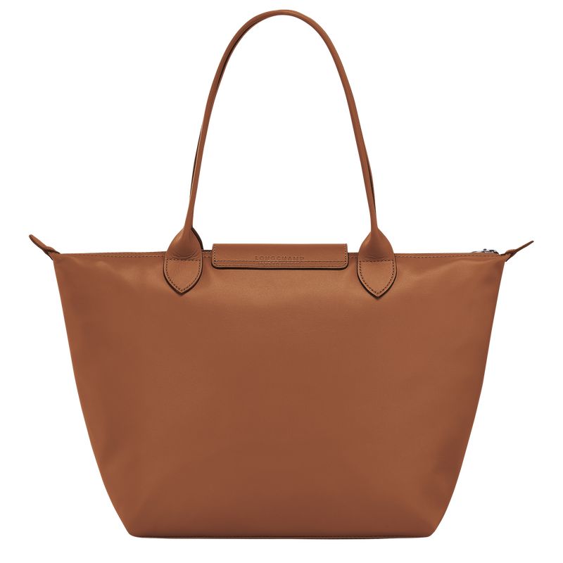 Torby Przez Ramię Damskie Longchamp Le Pliage Xtra M Tote Leather Cognac | PL8843EB