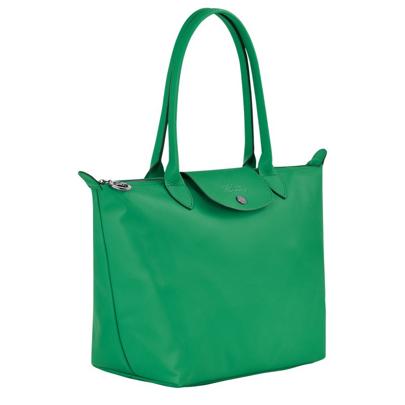 Torby Przez Ramię Damskie Longchamp Le Pliage Xtra M Tote Leather Zielone | PL8842WN