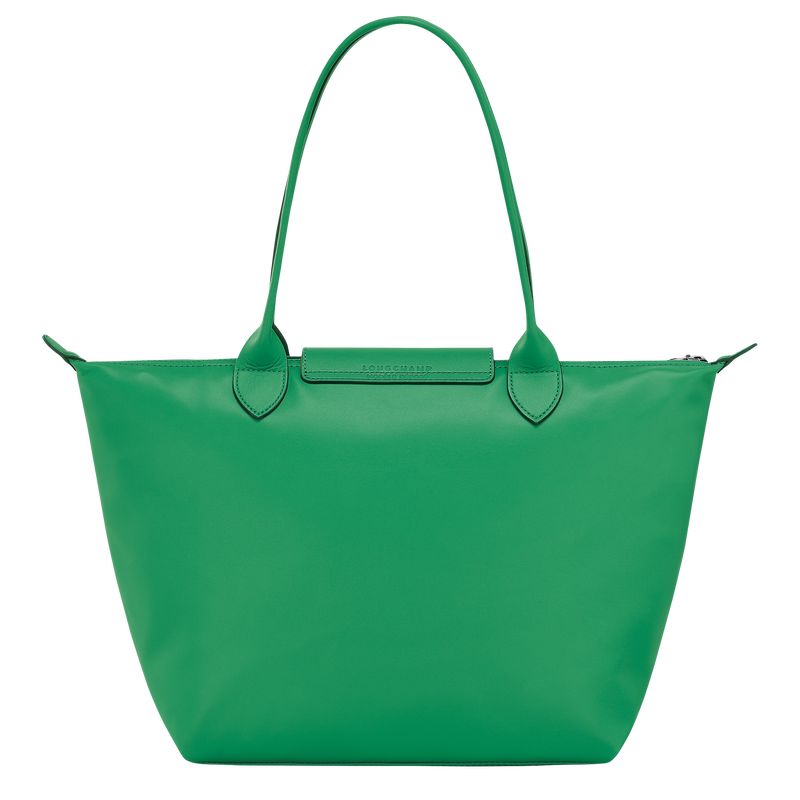 Torby Przez Ramię Damskie Longchamp Le Pliage Xtra M Tote Leather Zielone | PL8842WN