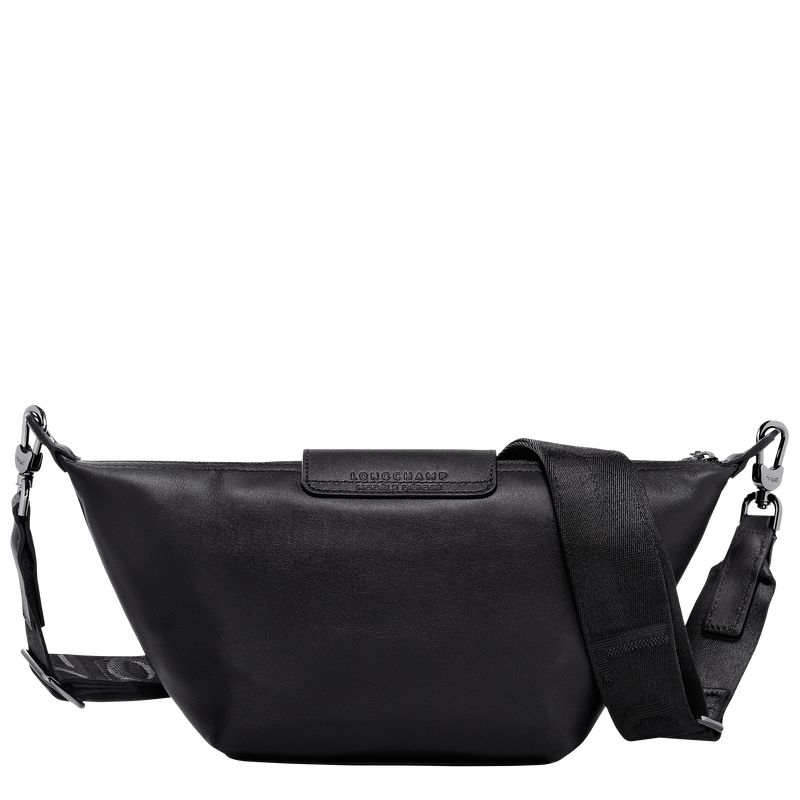 Torby Przez Ramię Damskie Longchamp Le Pliage Xtra XS Crossbody Leather Czarne | PL8831PJ