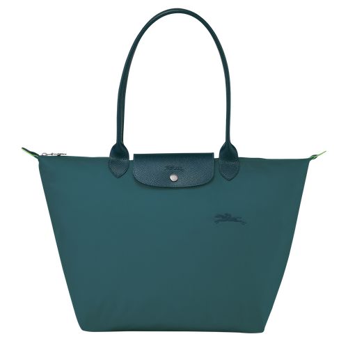 Torby Przez Ramię Damskie Longchamp Le Pliage Green L Tote Recycled canvas Paw | PL8812BE