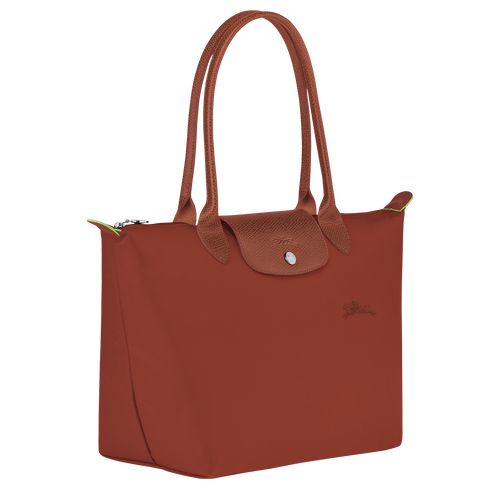 Torby Przez Ramię Damskie Longchamp Le Pliage Green M Tote Recycled canvas Chestnut | PL8810CT