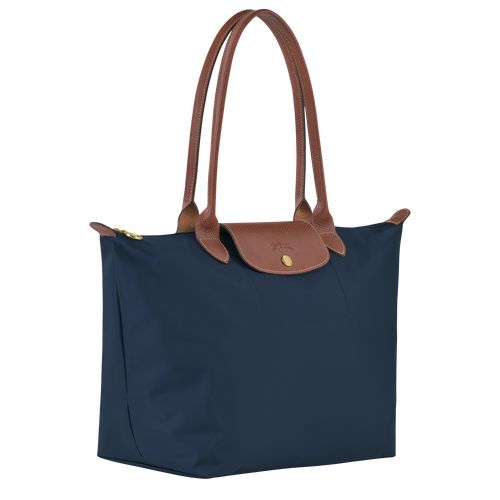 Torby Przez Ramię Damskie Longchamp Le Pliage Original L Tote Recycled canvas Granatowe | PL8804HA