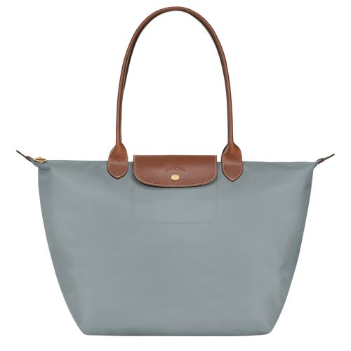 Torby Przez Ramię Damskie Longchamp Le Pliage Original L Tote Recycled canvas Steel | PL8802FD