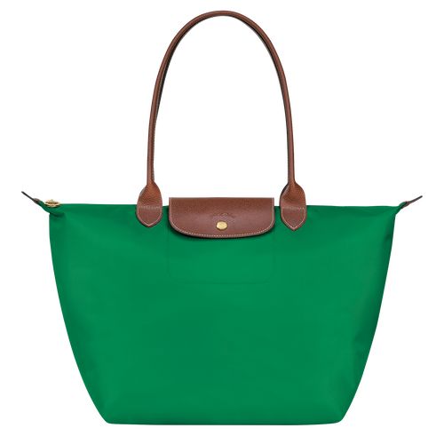 Torby Przez Ramię Damskie Longchamp Le Pliage Original L Tote Recycled canvas Zielone | PL8800SG