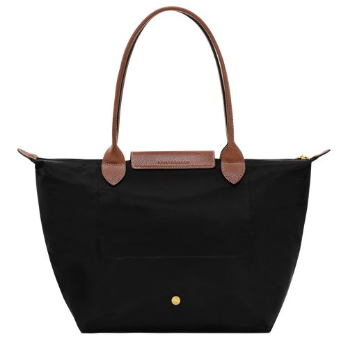 Torby Przez Ramię Damskie Longchamp Le Pliage Original M Tote Recycled canvas Czarne | PL8798PJ