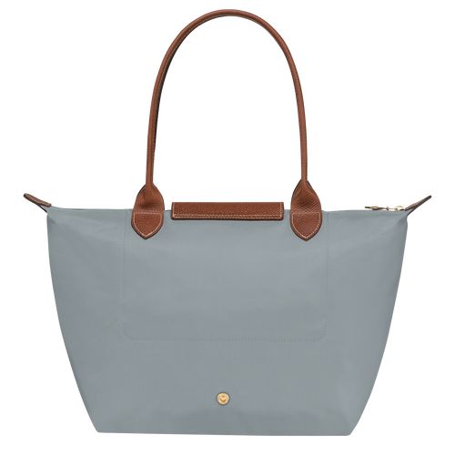 Torby Przez Ramię Damskie Longchamp Le Pliage Original M Tote Recycled canvas Steel | PL8795UZ